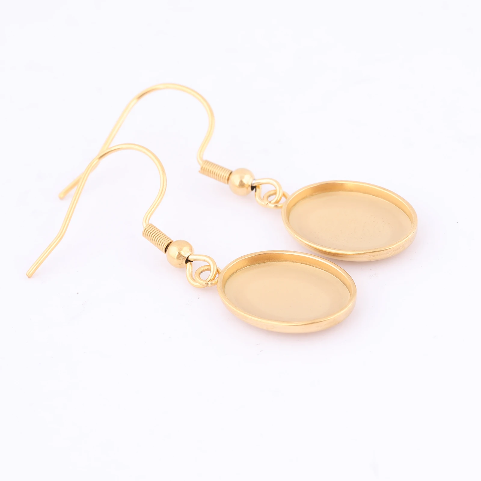 SUNNYCLUE 24 Karat Vergoldete Ohrringhaken – 20 Stück, Messing, Mit Eispickel-Haken Für DIY Schmuck