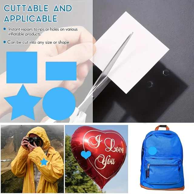 10/20 Pieces Underwater Self-adhesive Swimming Pool Patch, PVC Swimming Pool Repair Kit, Underwater Repair Swimming Pool Patch 4
