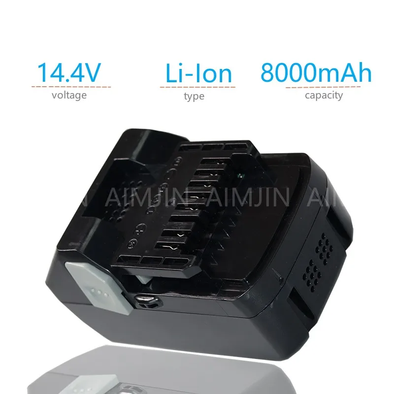

14.4V 8000mAh Li-Ion Battery Replacement For Hitachi BSL1430 CJ14DSL BSL1440 CR14DSL BSL1415 DDS14DSL