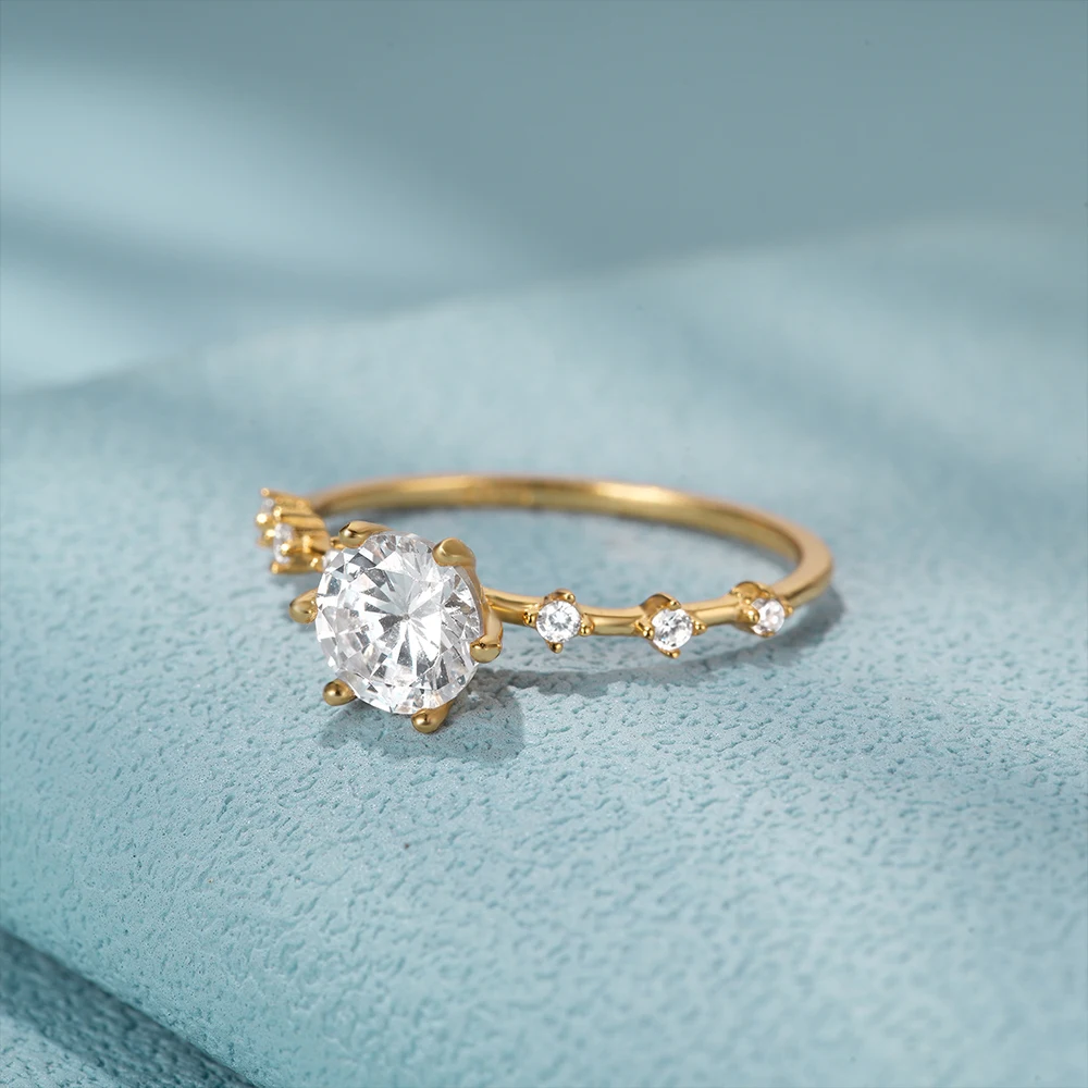 Silver Gold Rings for Women Jewelry Wedding Rings for ROXI