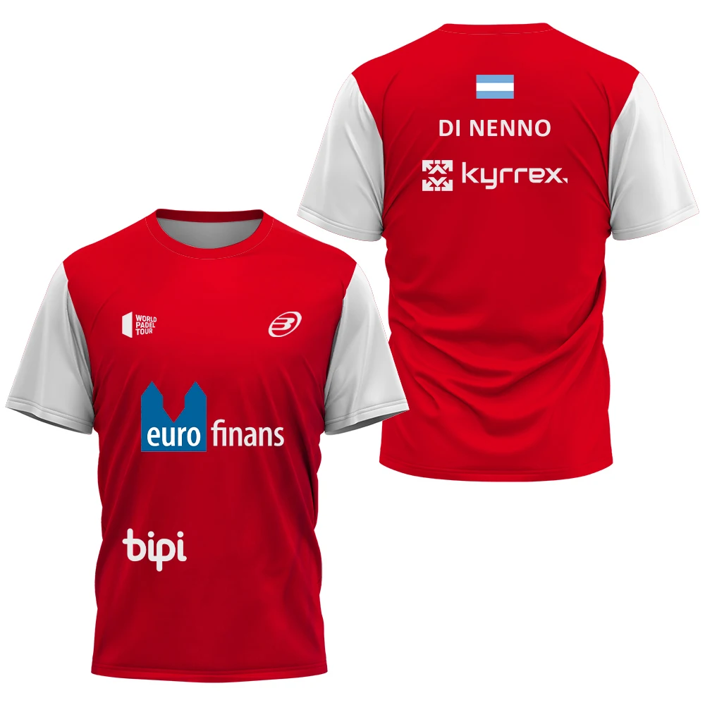 2024 Boutique Fashion Coolletter Elements Modello Stampato Sport Traspirante Manica Corta Ultra Sottile Fitness Training Short Padel