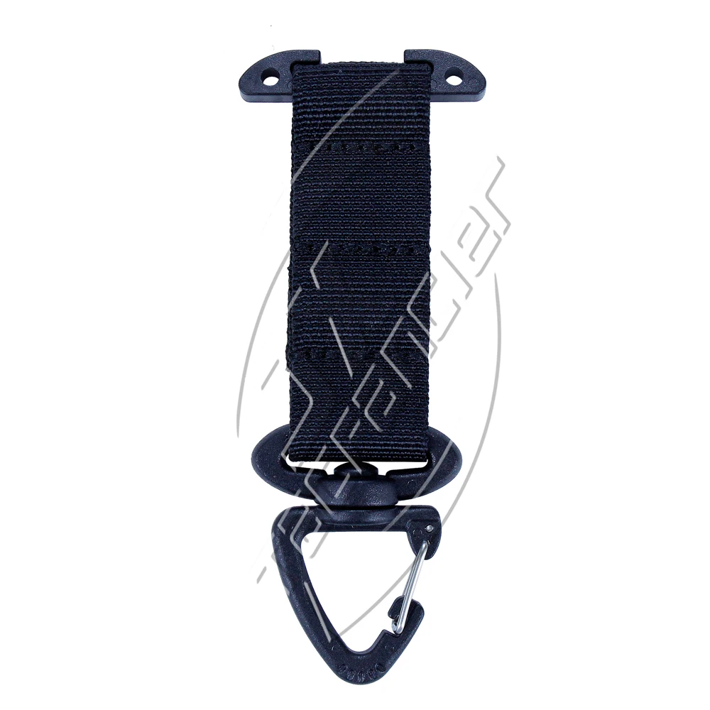 Taktische Molle Clip Schwenk Dreieck Kunststoff Karabiner Haken T Montieren Hängen Karabiner Handschuh Halter Schlacht Gürtel Jagd Zubehör – Detail 8
