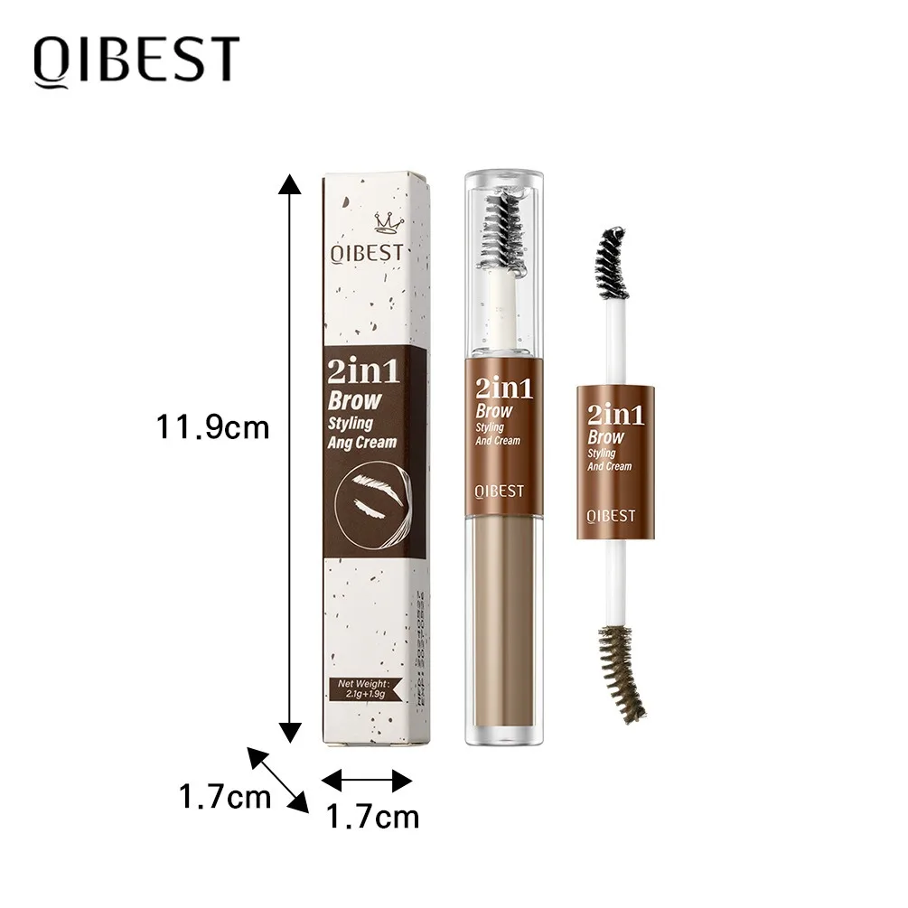 Transparent Brown Eyebrow Dye Styling Gel Waterproof Long Lasting Wild Brow Tint Wax Natural Clear Liquid Eyebrows Fixing Cream 6