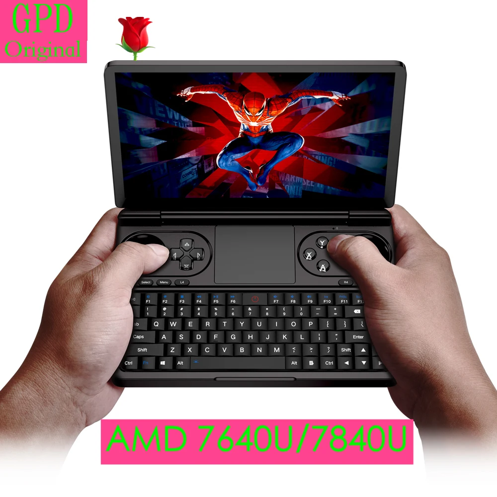 Originale Amd R Yzen 7 7640U/7840U Gpd Win Mini Laptop Da Gioco Portatile Da 7 Pollici Mini Laptop Da Gioco Tascabile