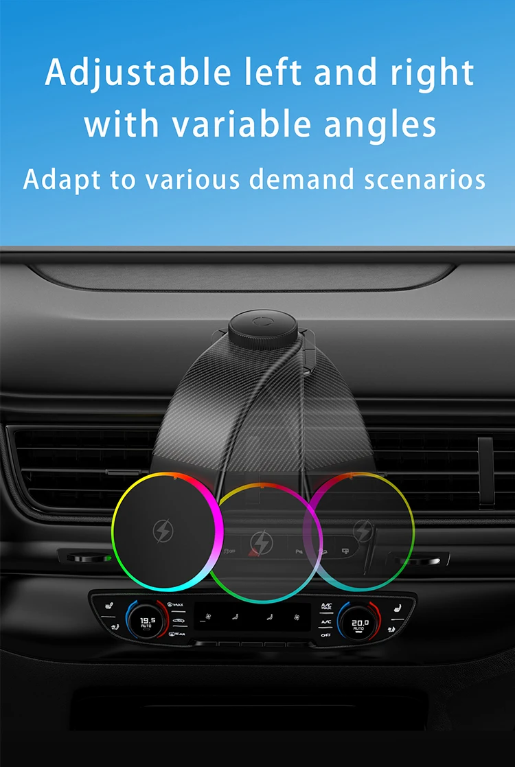 Qi2 magnetic alignment wireless charging car