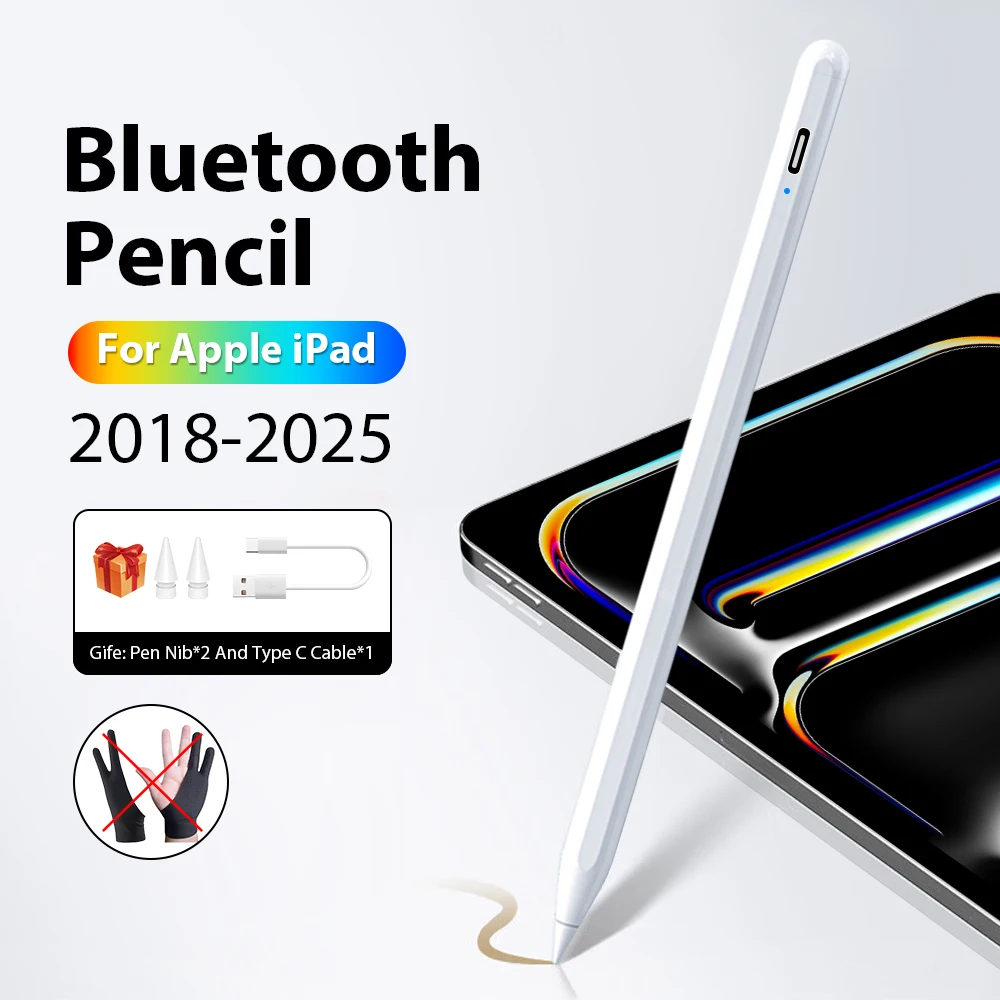 Stylus Pen For Apple Pencil iPad A16 2025 Pro 13 M4 M5 12.9 Air 11
