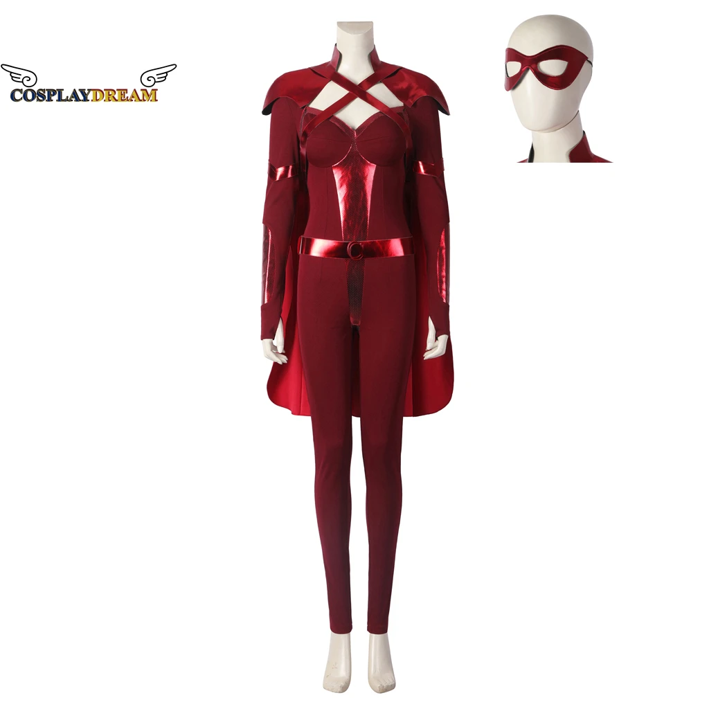 The Boys 3 Crimson Countess Cosplay Costume Laurie Holden Sexy Red
