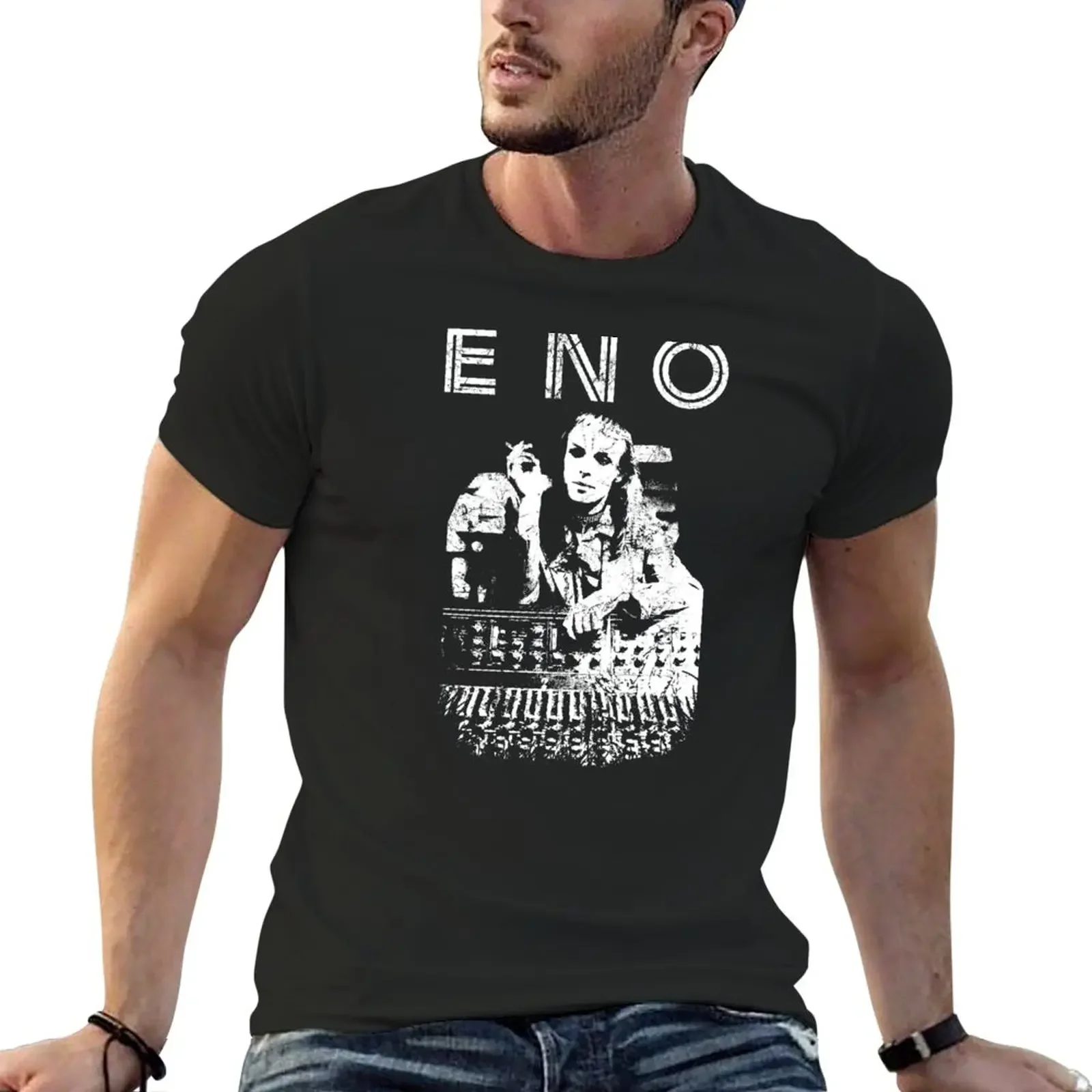 Eno [Look Indossato] T-Shirt New Edition Customizeds Per T-Shirt Nere Da Ragazzo Per Uomo