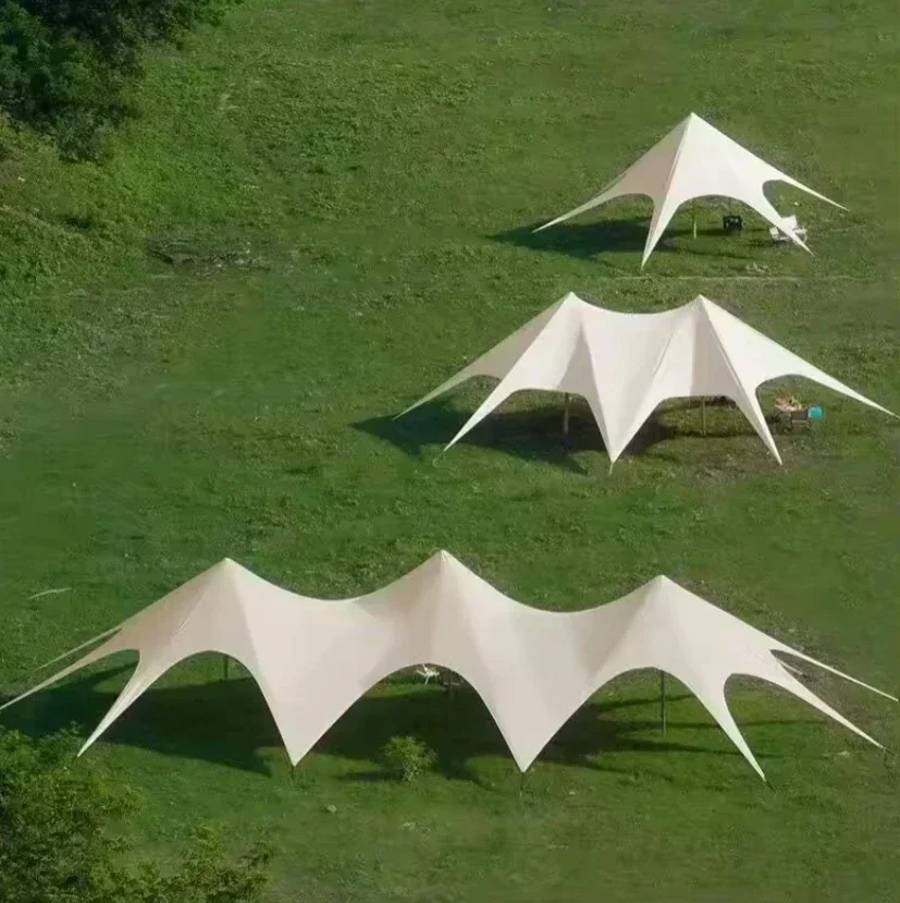 Hump Tent Octopus Shape,Waterproof Sunscreen,Cloud Top Canopy Large Space Multiple Sizes Thick Oxford,for Camping Wedding Party