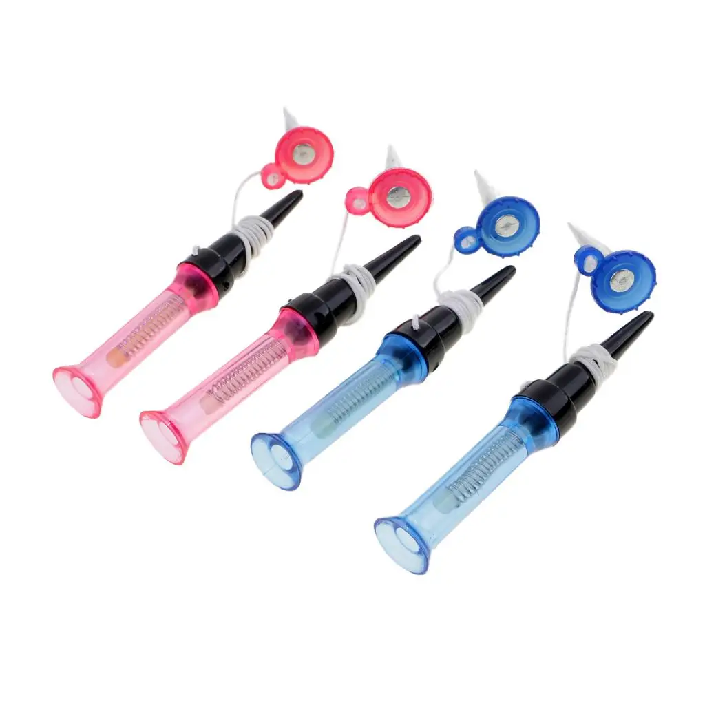 MagiDeal High Quality 4 Pieces Durable Flexible Plastic Spring Golf Tees Set Golf Accessories 2