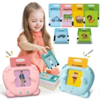 Educational Kid Learning English Toy Talking Word Flash Card Machine Kindergarten English Electronic Book Toddler Reading Gadget 1