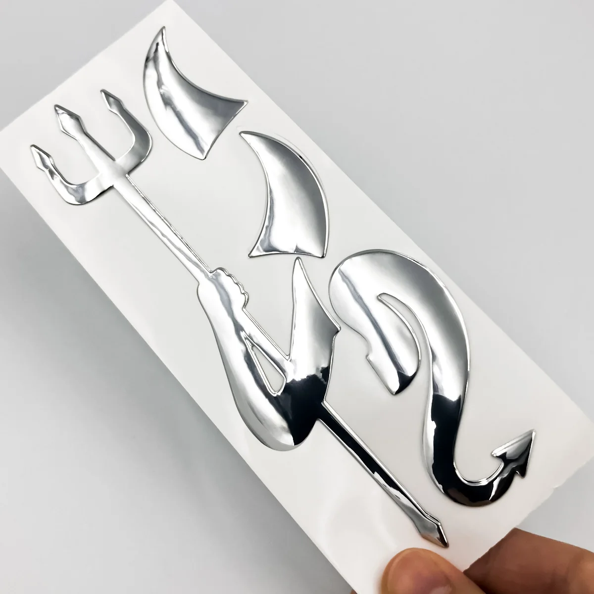Car Stickers 1 PC Car Sticker Funny Fashion 3D Little Devil Demon Styling Universal Auto Emblem PVC Decals Decoration DIY Accessories
