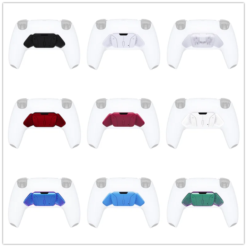 thumbnail image 2 of Chrome Pink Glossy Replacement Redesigned Back Buttons K1 K2 K3 K4 Paddles For PS4 Controller Dawn Remap Kit – Retail 2 of 11