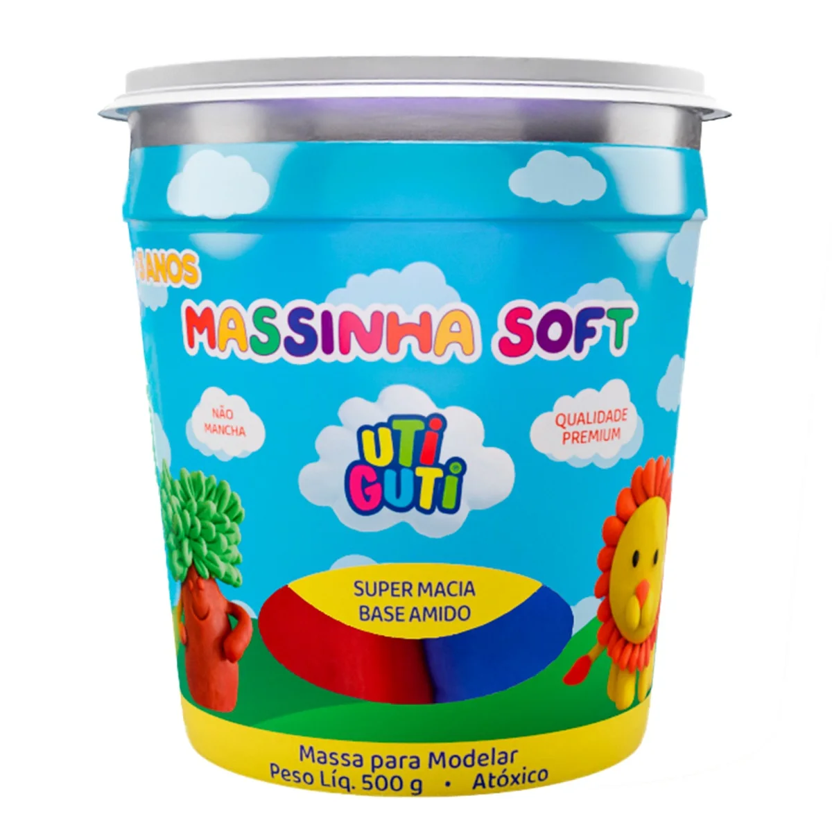 Modélisation de masse de 100g, 5 couleurs assorties chacune