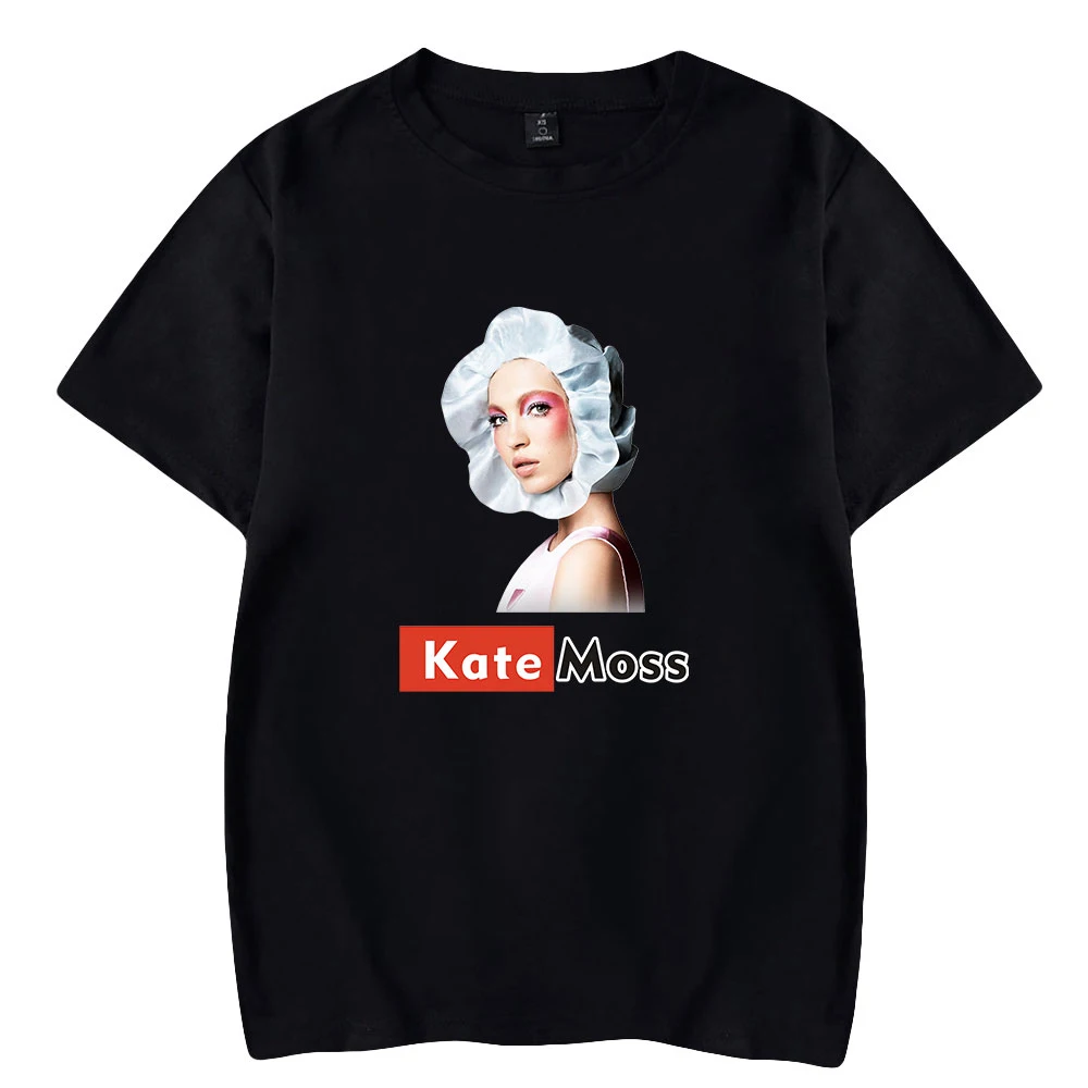 Kate Moss Tshirt Unisex Girocollo Manica Corta Uomo Donna T-Shirt American Pop Star 2022 Abbigliamento Moda Stile Casual