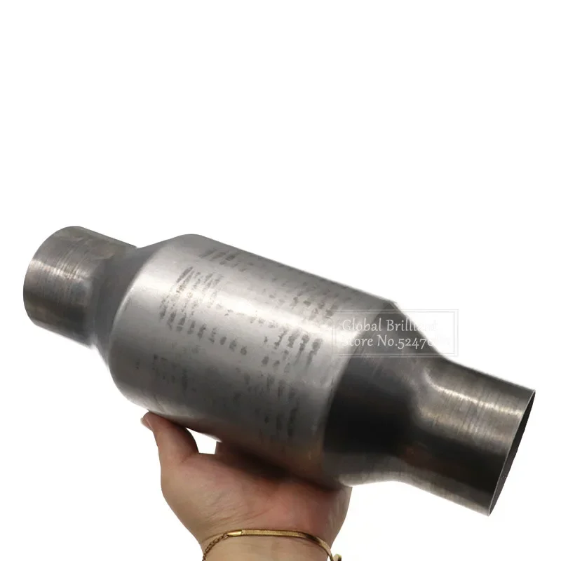 2"/2.25"/2.5"/3" 200 Cell High Flow Metallic-Core Race Catalytic Converter Catalyst Euro1