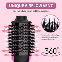 Dryer Brush, 4 in 1 One Step Hair Dryer and Styler Volumizer, Professional Hot Air Brush with Negative Ion Antifrizz Blowout for 4