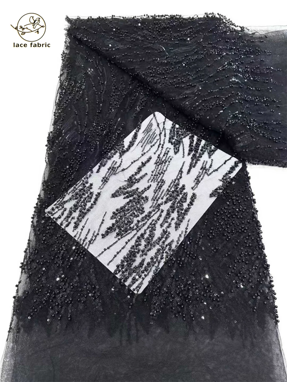 قماش دانتيل أفريقي مطرز لعام 2025، قماش دانتيل فرن...