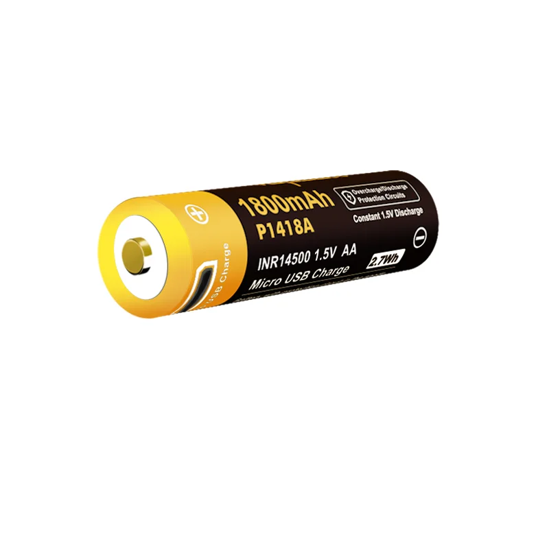 Bateria 1.5v 1800mah Baterias Usb Botão Top Pcb em Ânodo de Células Recarregáveis P1418a Original 16 Pcs Vapcell14500 aa - Image 5