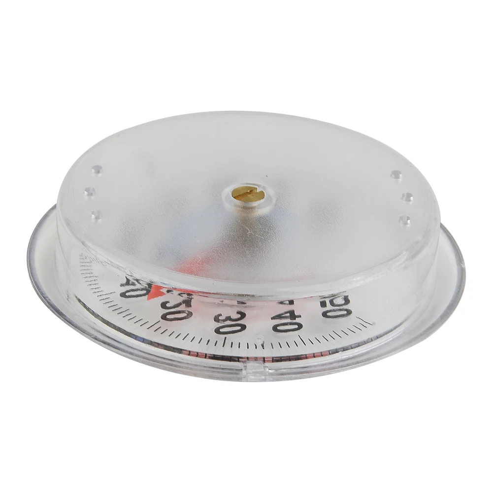 

Circular Thermometer Transparent For Window Greenhouse High Accuracy Indoor And Outdoor Measuring Metal Pointer