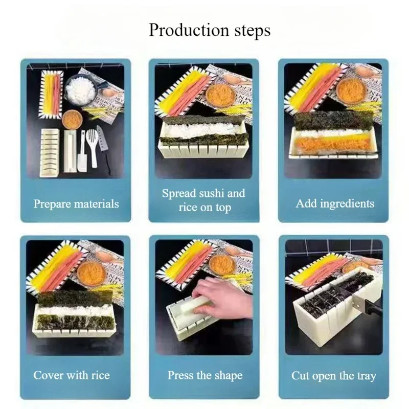 Japanese Rice Roll Sushi Maker Mold for Kitchen