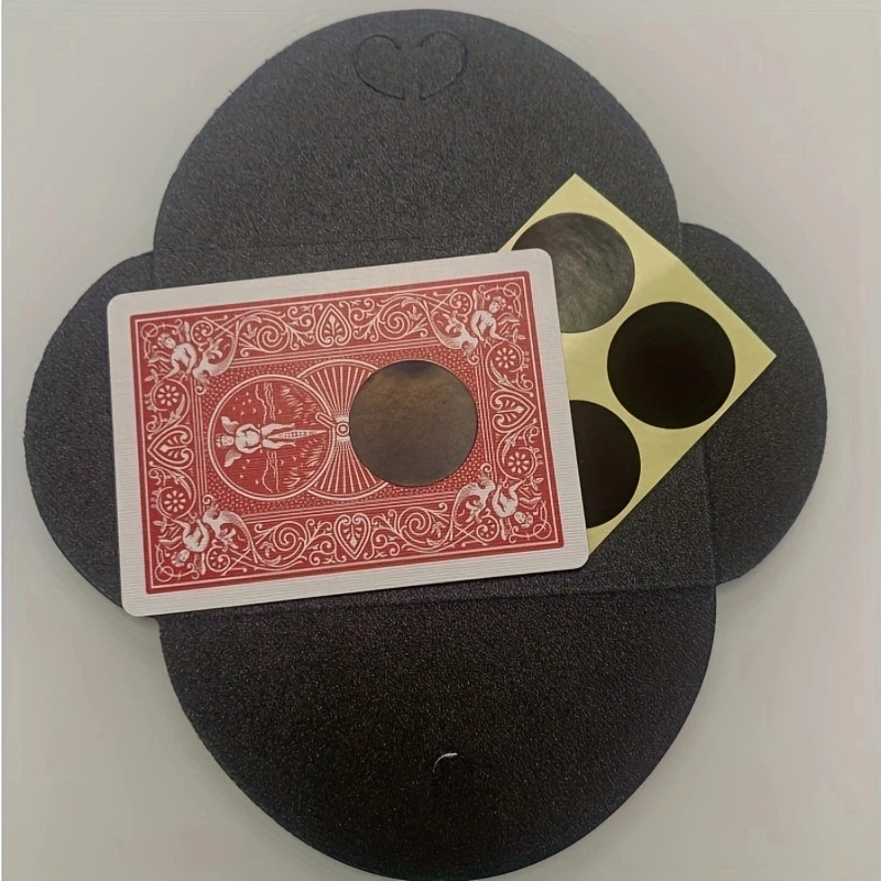 Color Changing Black Hole Magic Tricks Card Vanishing Close Up Props Easy To Do Magician Props Illusion Gimmick