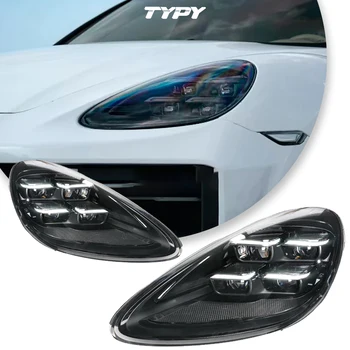 TYPY Car Accessories For Porsche Cayenne Headlights 2011-2014 958.1 LEDMatrix Head Lamps Upgrade 2024 Style