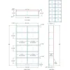 84" Traditional Double Wide Wood Bookcase with 10 Adjustable Shelves & 2 Fixed Shelves, Assembly Required 4