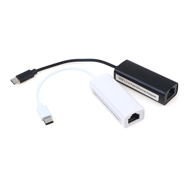 USB 3.1 Type C USB-C to RJ45 100Mbps Ethernet LAN Network Card Mobile Phone  Tablet Computer Network Cable Interface Converter
