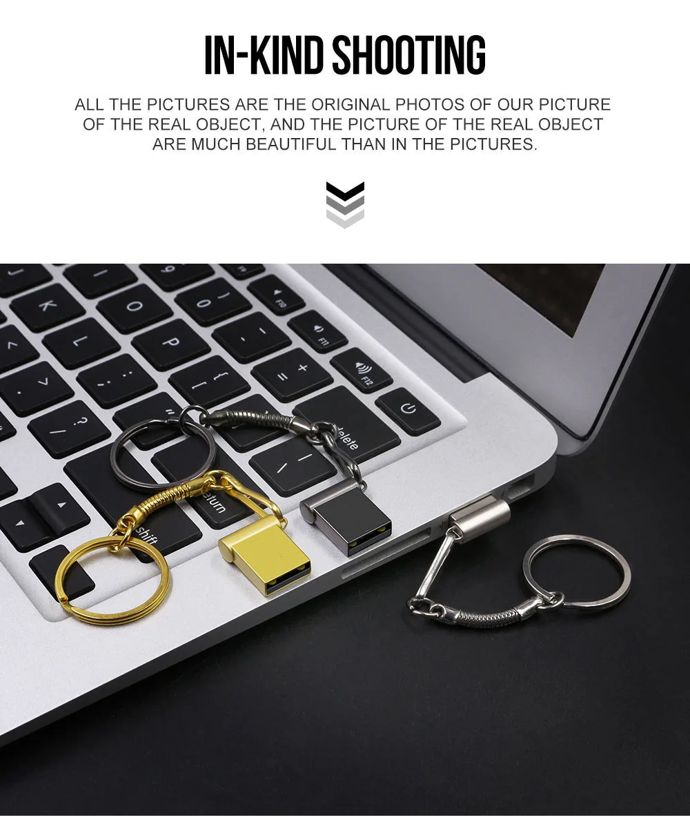 Mini clé USB Ultra courte, 16/32/64/128 go, créative, personnalisée ...