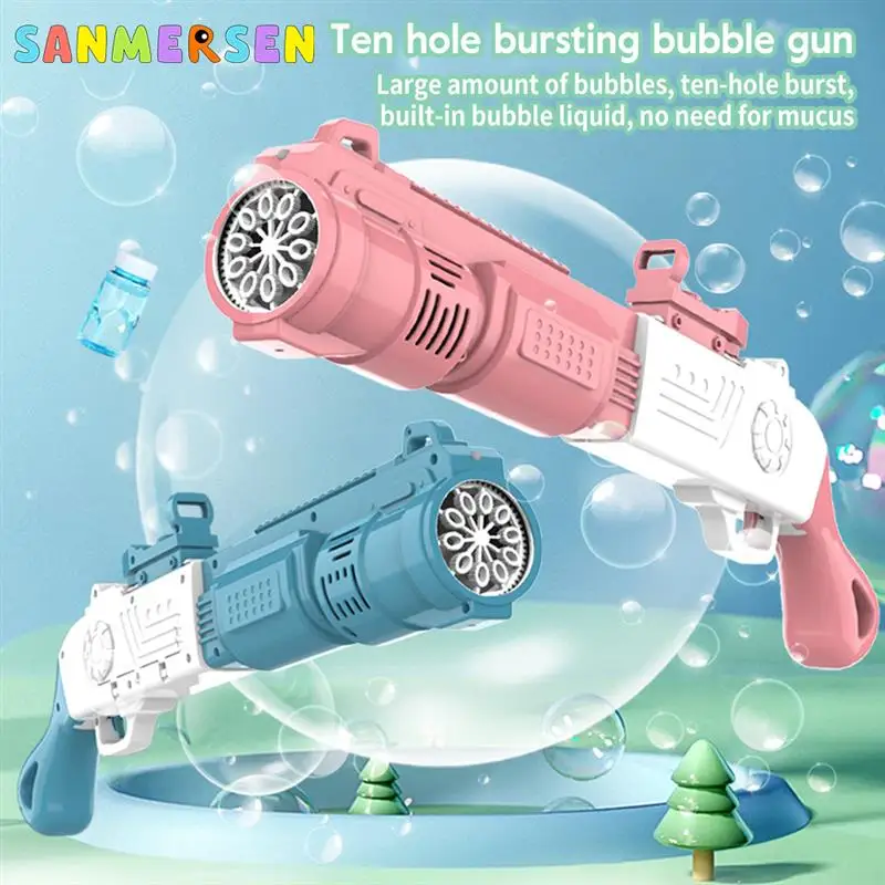 Friction Light-Up Bubble Gun – Shoots Continuous Bubbles!