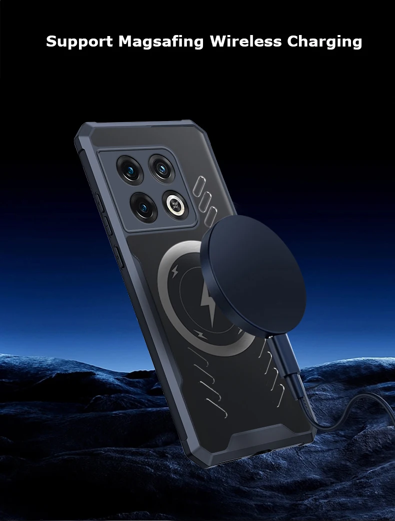 Enhanced Wireless Charging Heat Dissipation Phone Case with Car Mount and Airbag Anti-Drop Protection