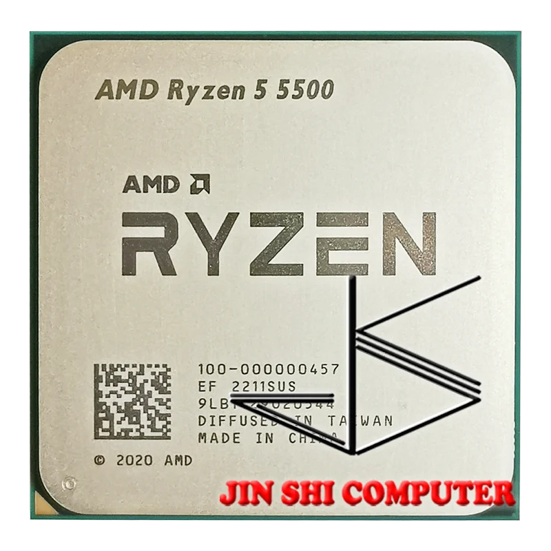 AMD Ryzen 5 5500 R5 5500 3.6 GHz 6-Core 12-Thread CPU Processor 7NM L3=16M 100-000000457 Socket AM4 No Fan cpu for sale