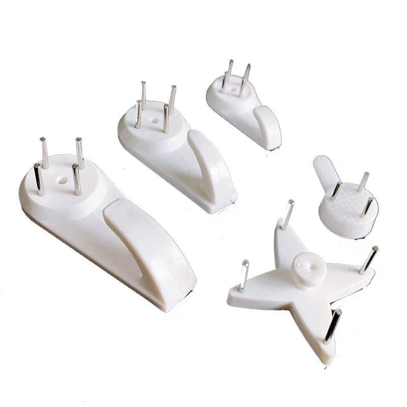 Wall Hooks Picture Frame Hangers 10pcs/set Wall Hangers Without Nails Non-Marking Hook Picture Hanging