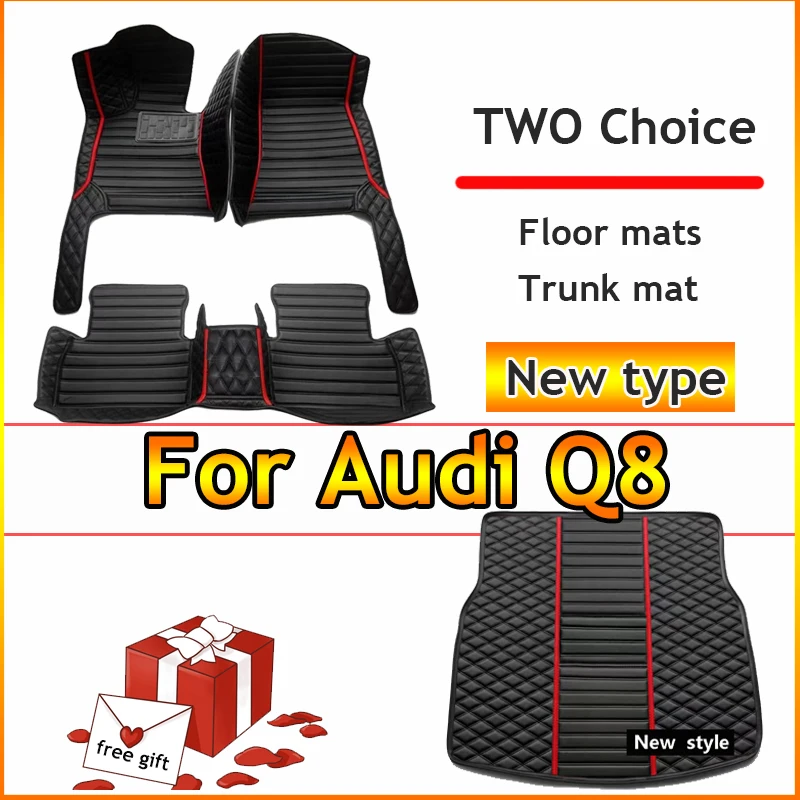 

Автомобильные коврики из искусственной кожи для Audi Q8 2022 2021 2020 2019