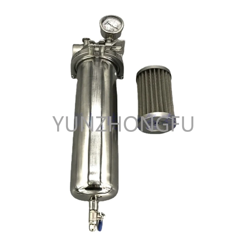 

304 stainless steel vacuum pump filter, vacuum water vapor separator, oil and water filtration AV100 AV190