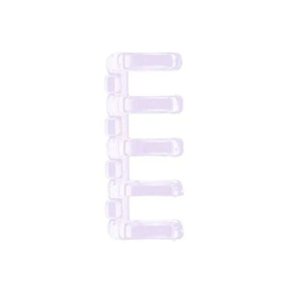 1Pcs 바인딩 스파인 스냅 스플릿 바인더 링 학습 카드 A4 A5 A6 노트 루스 리프 플라스틱 문구 사무용품