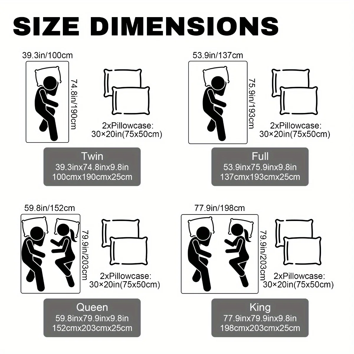 3pcs Cute Cat Bedding Set, Soft Fitted Sheet with 2 Pillowcases, Cozy Animal Lover Gift for Women, Twin&Full&Queen Size