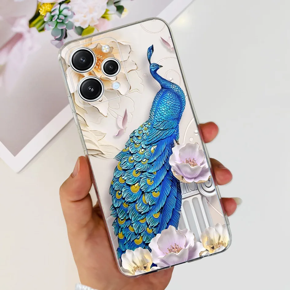 Marble Butterfly Soft Silicone Phone Case - Fashionable 2023 Design