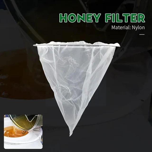 high quality 150 Mesh White Honey Strainer White Nylon Fibre Filter Net  Layer Purifier Beekeeping Honey Picking Tools - AliExpress