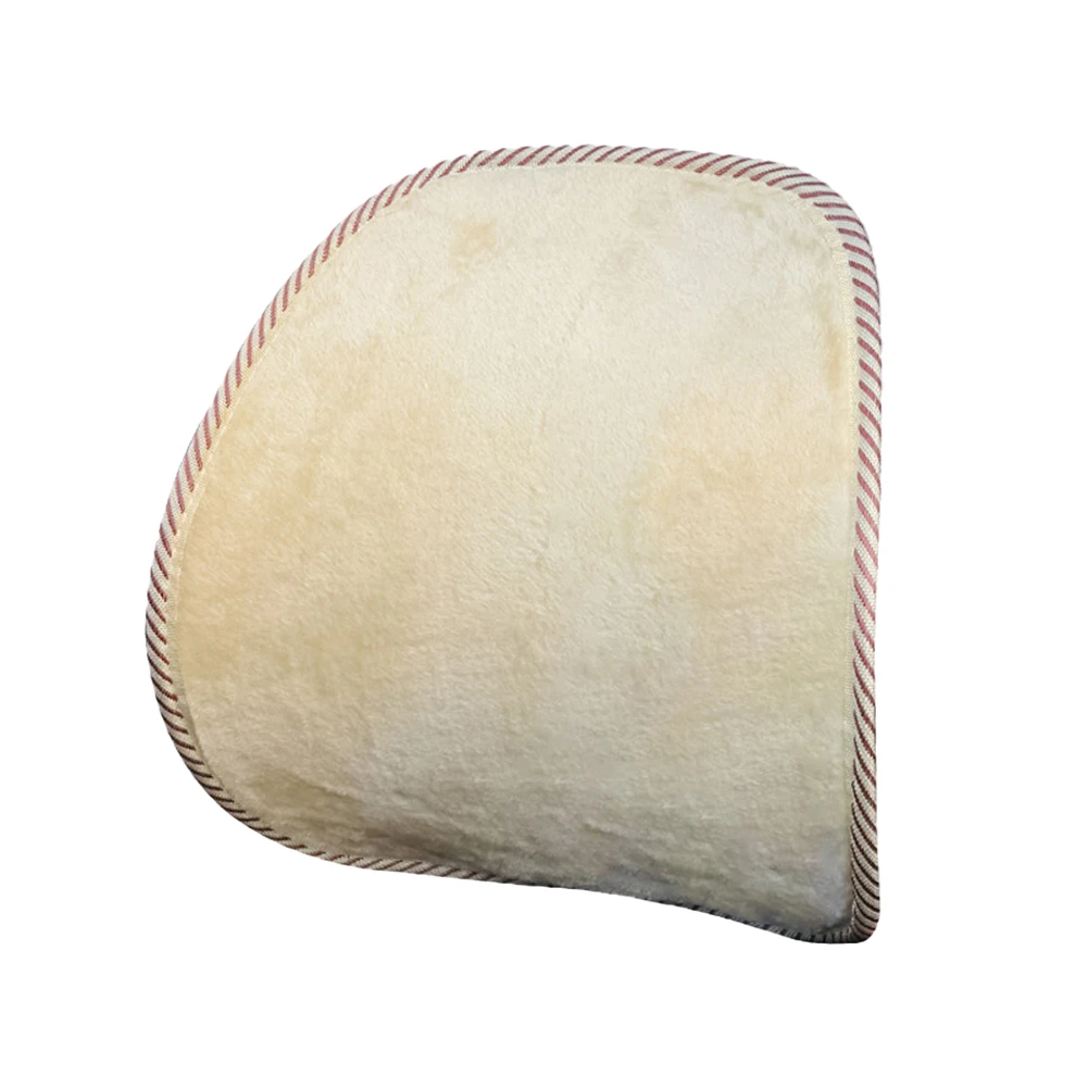 

Lumbar Support Pillow for Auto Back Cushions Cozy and Warm Plush Fabric Excellent Curvature Support Easy Maintenance