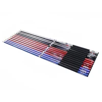 57-58inch 1/2-Piece Graphite Carbon Billiard Pool Cue Stick 13mm 12mm