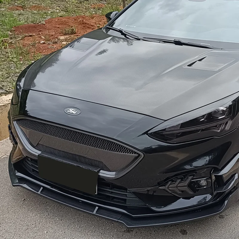 Frontschürze Lippe Kinn Außen Teil Spoiler Körper Kit Splitter Zubehör Für Ford  Focus ST ST-Linie 2018 2019 2020 2021 MK4 C519 - AliExpress