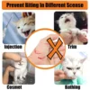 Breathable Clear Cat Muzzle Anti-Bite Grooming Cover Portable Head Hood Cover Cat Grooming Mouth Cover Adjustable Pet Supplies 6