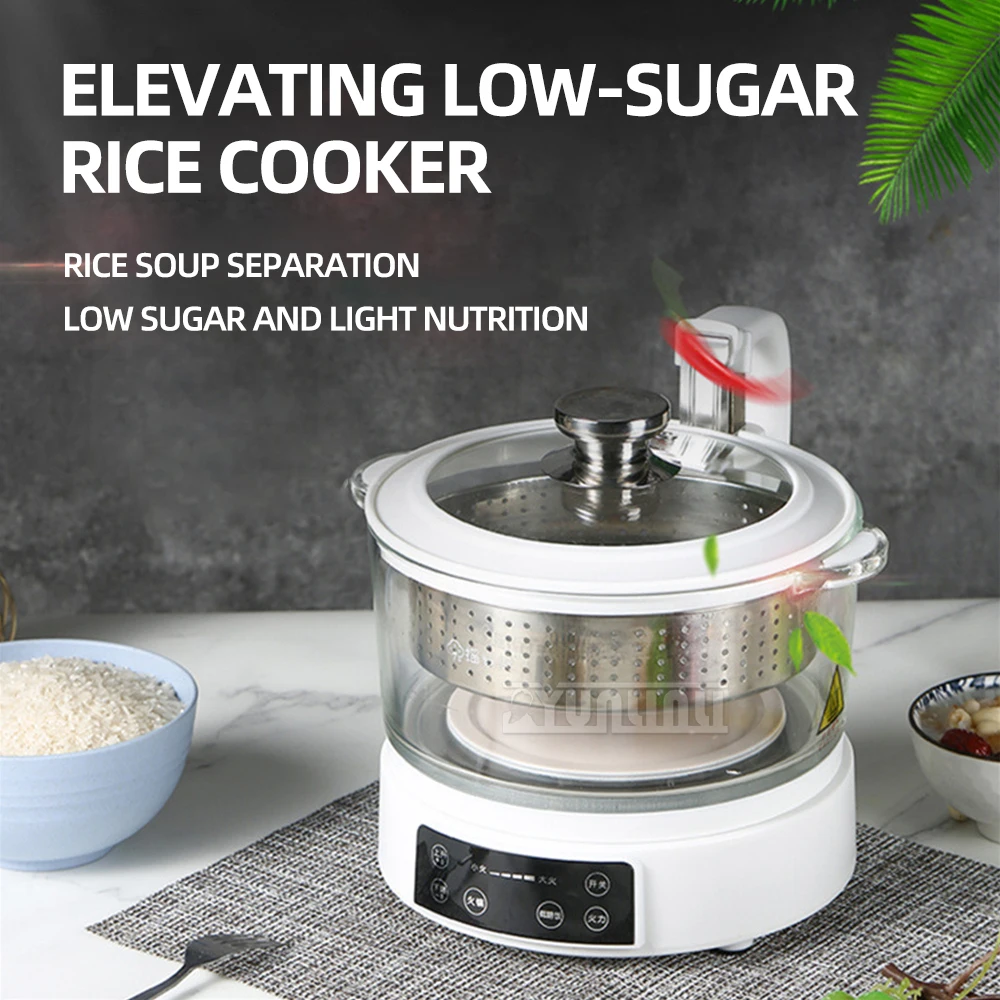 3L Rice Cooker Sugar Controlled Multi Cooker Household Intelligent Health Pot Panela Eletrica De Arroz