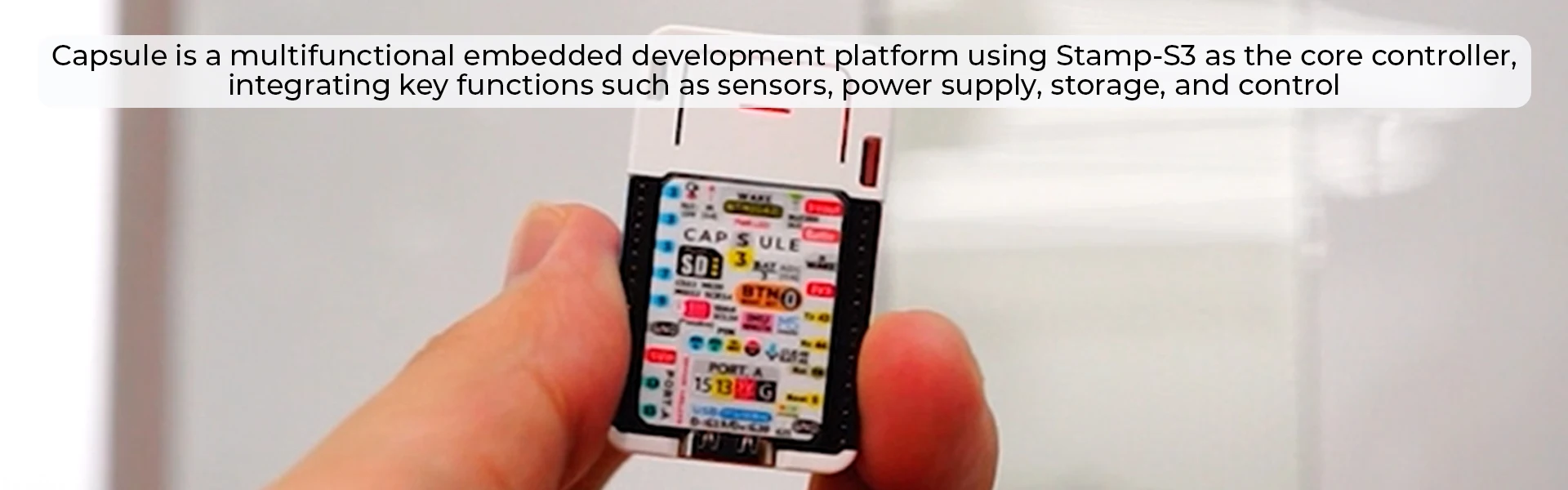 Official M5Capsule Kit w/ M5StampS3 IOT