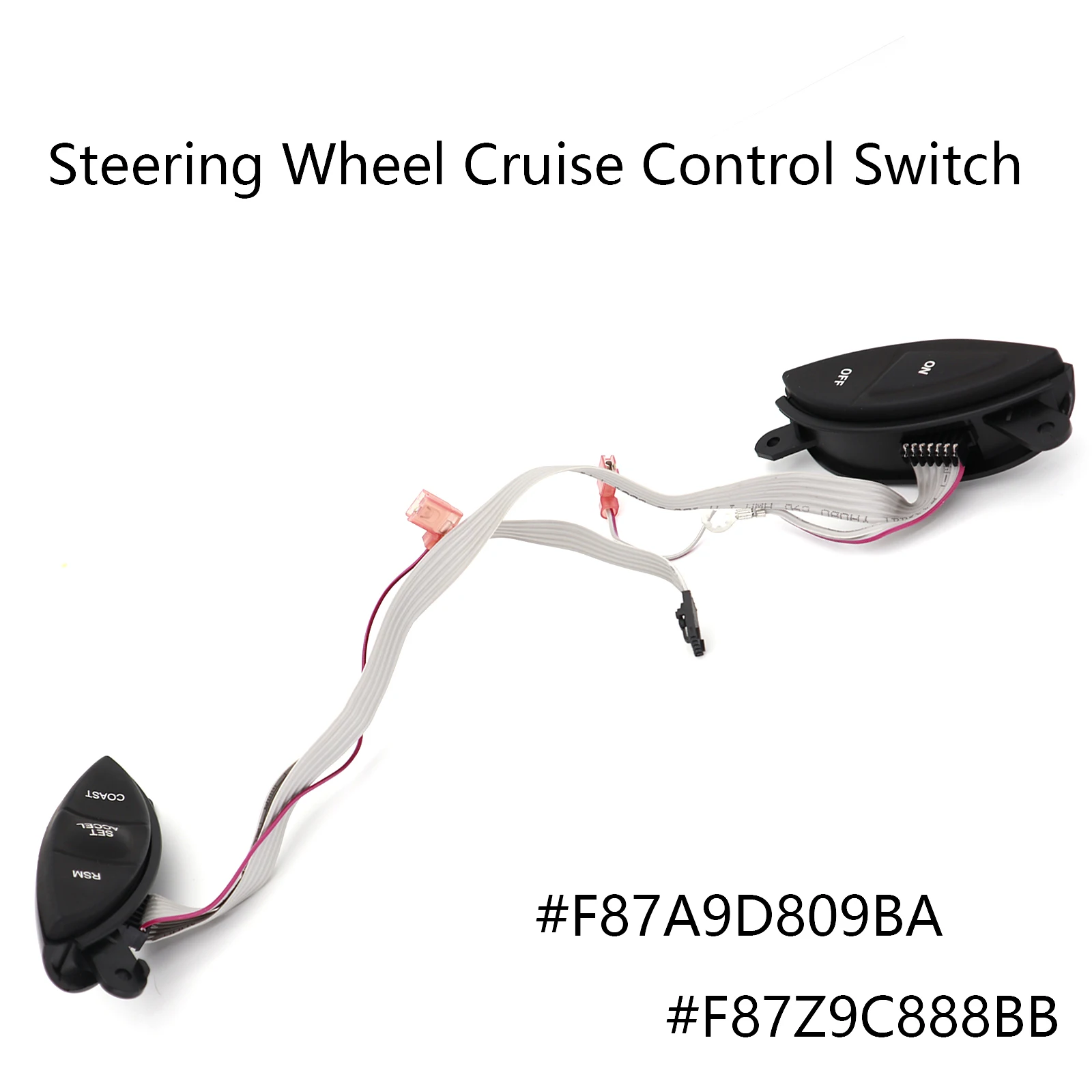 1X Car Steering Wheel Cruise Control Switch Button For Ford F150 Sport Trac 98-05 Mercury Mountaineer Replaces Tools F87A9D809BA