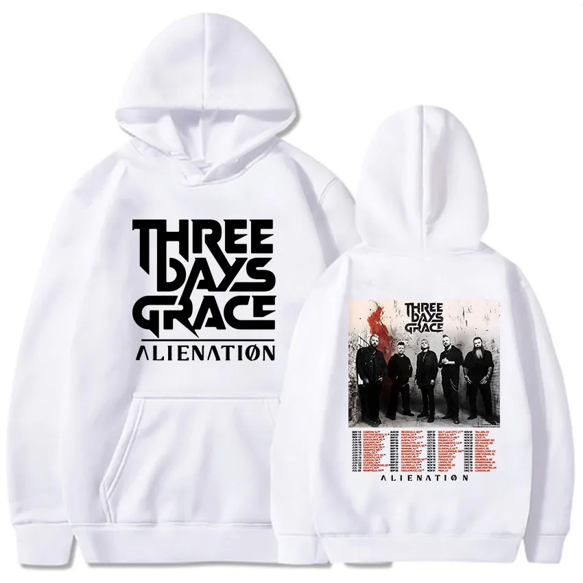 Three Days Grace Tour 2025 Retro Black Hoodie