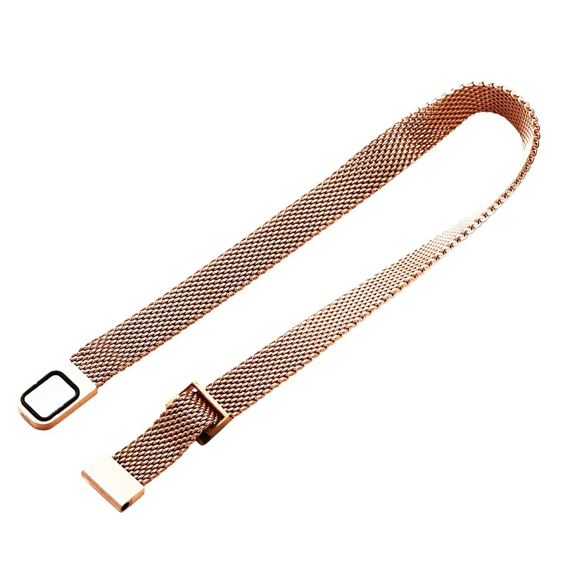 Elegant Quick Release Milanese Loop Stainless Steel Watch Strap with Adjustment Tool