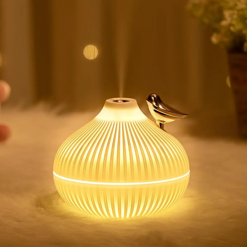 

300ML Onion Air Humidifiers Essential Oil Diffuser Aromatherapy Ultrasonic Aroma Humidifier with Night Light